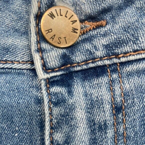 William Rast Perfect Shorts Distressed Raw Edge Hem Denim Size 18w - Picture 5 of 9